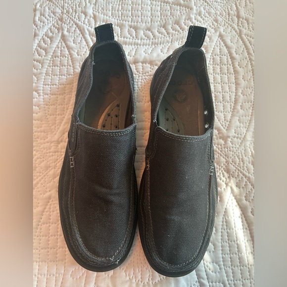 Crocs Mens Walu Comfort Slip-on Loafers - Picture 1 of 8